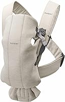 BabyBjörn Baby Carrier Mini, 3D Jersey, Light Beige
